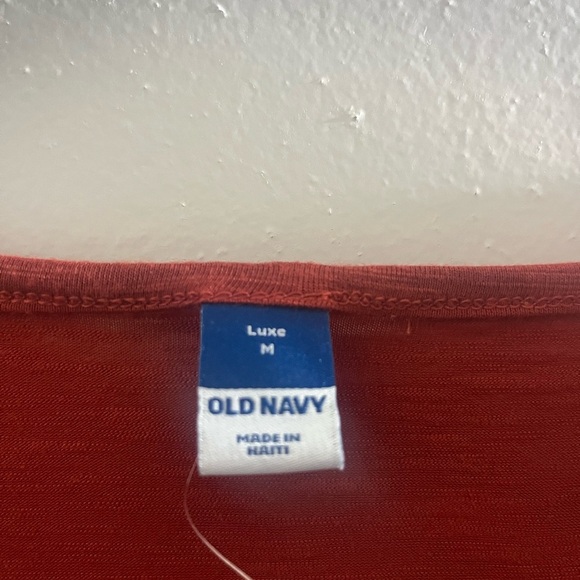 Old Navy Women's Burnt Orange Long Sleeve Top - Picture 3 of 4